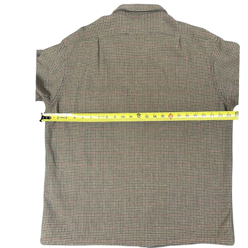 Vintage Pendleton Houndstooth Pattern Flannel XL - image 4